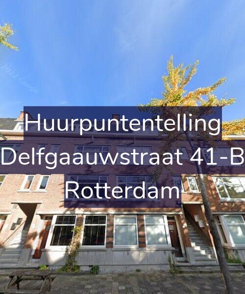 Foto gevel Huurpuntentelling voor Delfgaauwstraat 41-B, Rotterdam