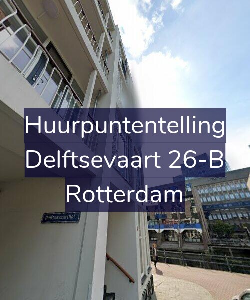 Foto gevel Huurpuntentelling voor Delftsevaart 26-B, Rotterdam