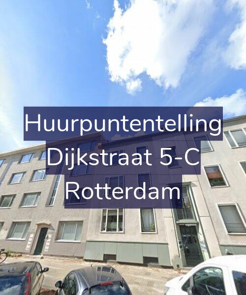 Foto gevel Huurpuntentelling voor Dijkstraat 5-C, Rotterdam