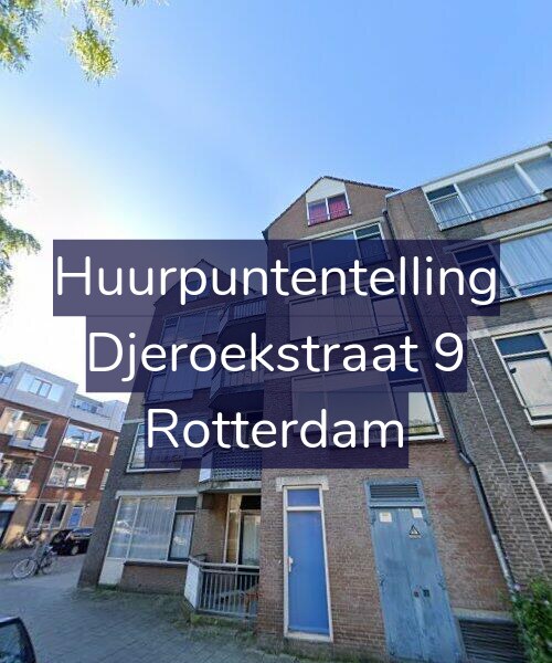 Foto gevel Huurpuntentelling voor Djeroekstraat 9, Rotterdam