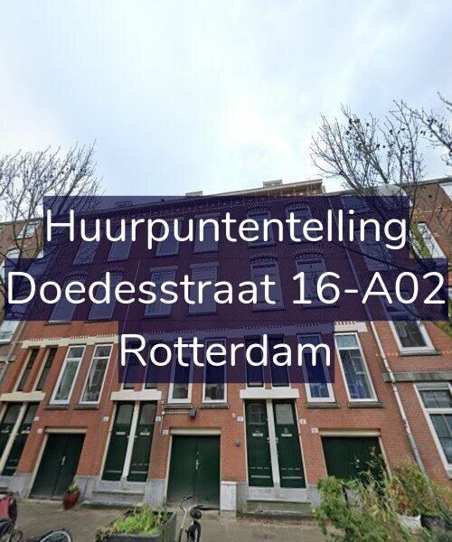 Foto gevel Huurpuntentelling voor Doedesstraat 16-A02, Rotterdam