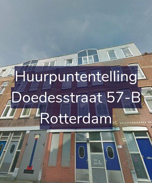 Foto gevel Huurpuntentelling voor Doedesstraat 57-B, Rotterdam