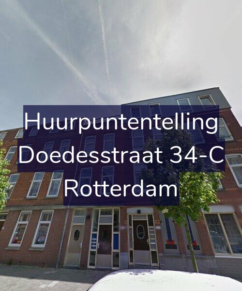 Foto gevel Huurpuntentelling voor Doedesstraat 34-C, Rotterdam