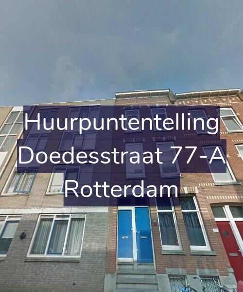 Foto gevel Huurpuntentelling voor Doedesstraat 77-A, Rotterdam