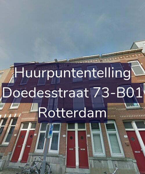 Foto gevel Huurpuntentelling voor Doedesstraat 73-B01, Rotterdam