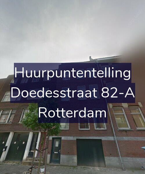 Foto gevel Huurpuntentelling voor Doedesstraat 82-A, Rotterdam