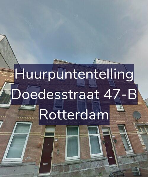 Foto gevel Huurpuntentelling voor Doedesstraat 47-B, Rotterdam