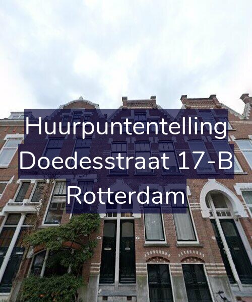 Foto gevel Huurpuntentelling voor Doedesstraat 17-B, Rotterdam