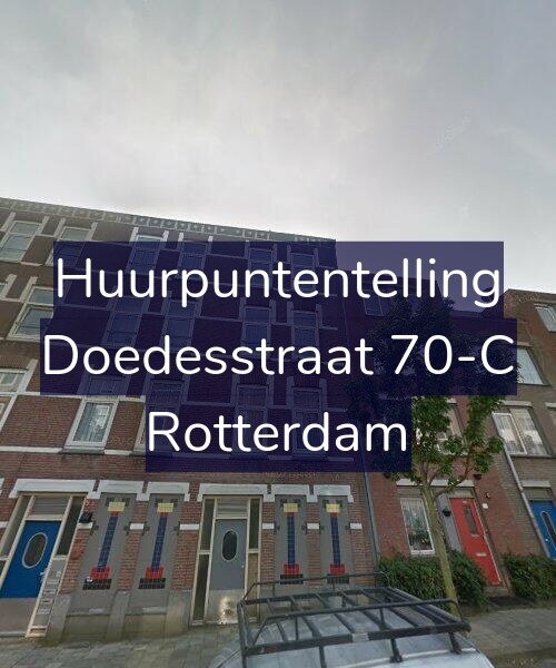 Foto gevel Huurpuntentelling voor Doedesstraat 70-C, Rotterdam