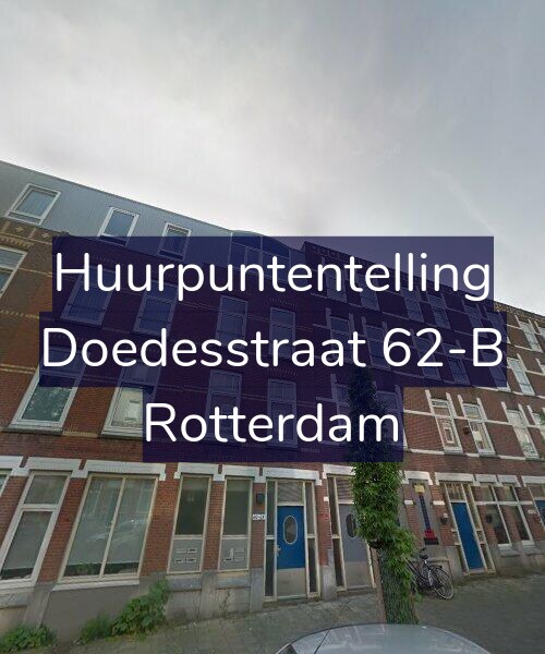 Foto gevel Huurpuntentelling voor Doedesstraat 62-B, Rotterdam