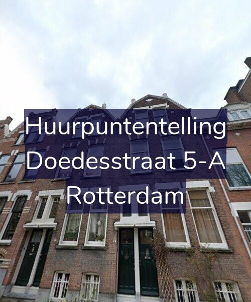 Foto gevel Huurpuntentelling voor Doedesstraat 5-A, Rotterdam