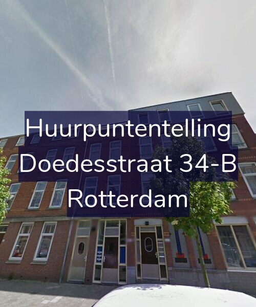 Foto gevel Huurpuntentelling voor Doedesstraat 34-B, Rotterdam