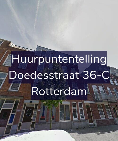 Foto gevel Huurpuntentelling voor Doedesstraat 36-C, Rotterdam