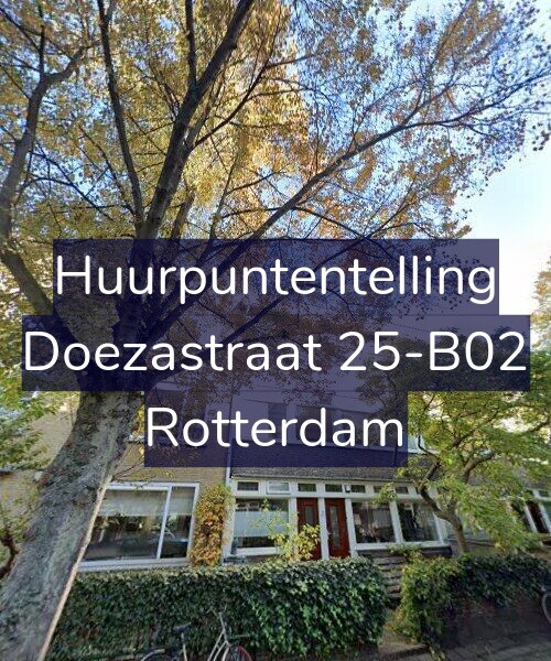 Foto gevel Huurpuntentelling voor Doezastraat 25-B02, Rotterdam