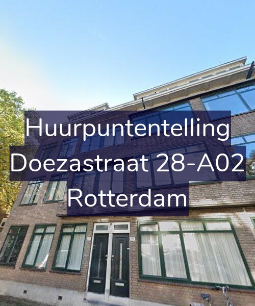 Foto gevel Huurpuntentelling voor Doezastraat 28-A02, Rotterdam