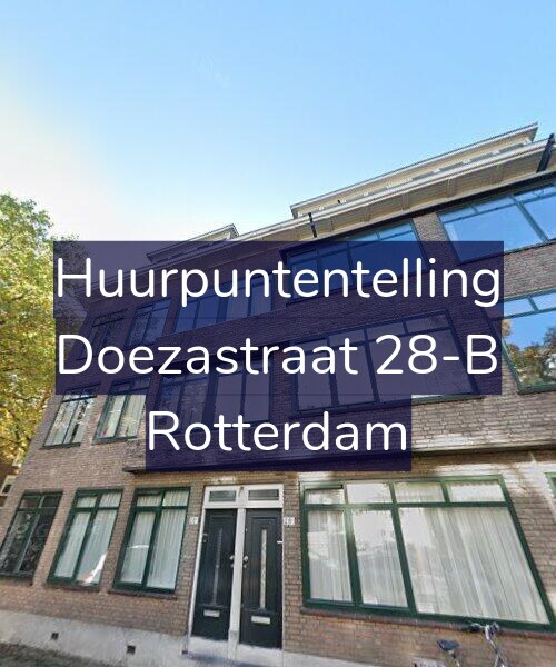 Foto gevel Huurpuntentelling voor Doezastraat 28-B, Rotterdam