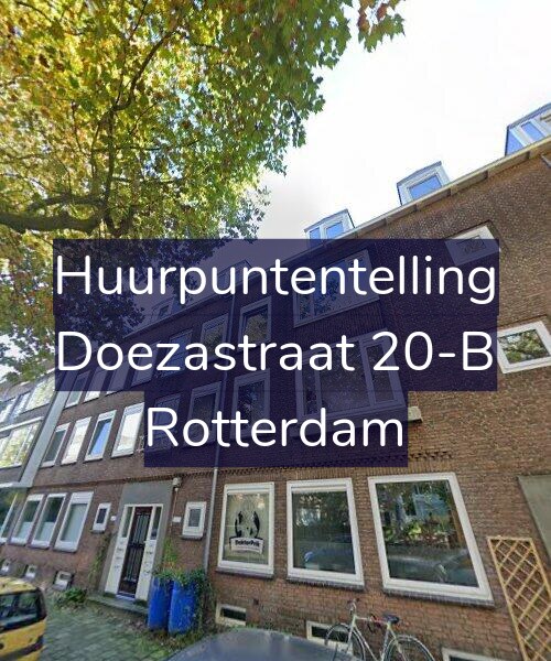 Foto gevel Huurpuntentelling voor Doezastraat 20-B, Rotterdam