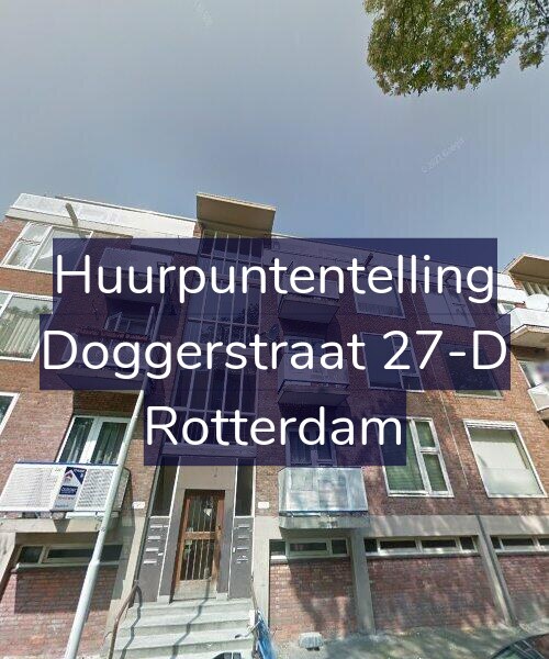 Foto gevel Huurpuntentelling voor Doggerstraat 27-D, Rotterdam