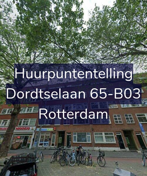 Foto gevel Huurpuntentelling voor Dordtselaan 65-B03, Rotterdam