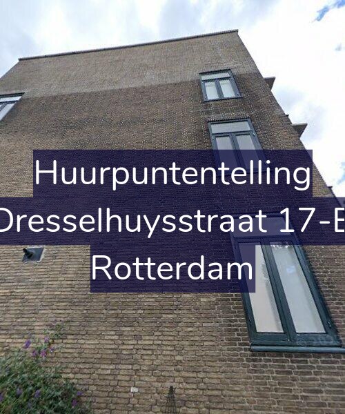 Foto gevel Huurpuntentelling voor Dresselhuysstraat 17-B, Rotterdam
