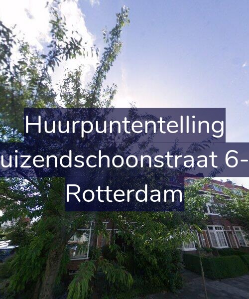 Foto gevel Huurpuntentelling voor Duizendschoonstraat 6-A, Rotterdam