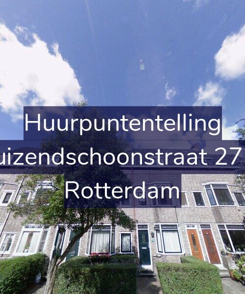 Foto gevel Huurpuntentelling voor Duizendschoonstraat 27-C, Rotterdam
