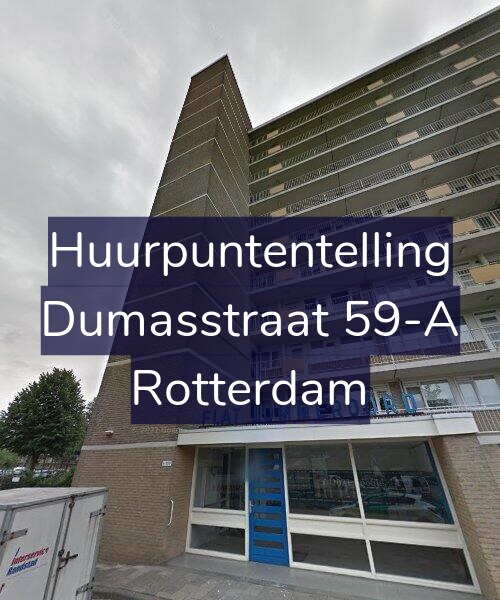 Foto gevel Huurpuntentelling voor Dumasstraat 59-A, Rotterdam