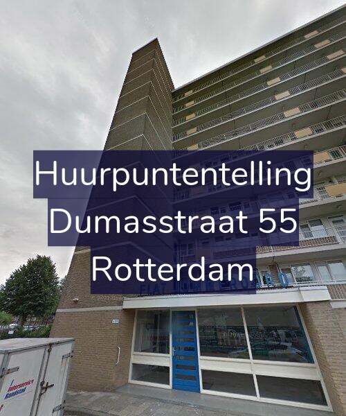 Foto gevel Huurpuntentelling voor Dumasstraat 55, Rotterdam