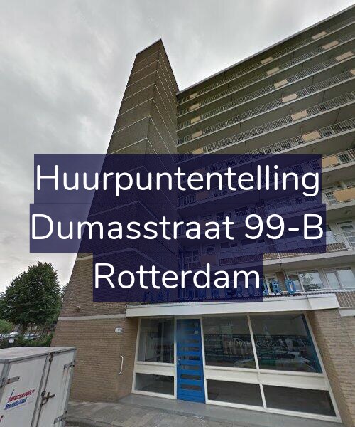 Foto gevel Huurpuntentelling voor Dumasstraat 99-B, Rotterdam