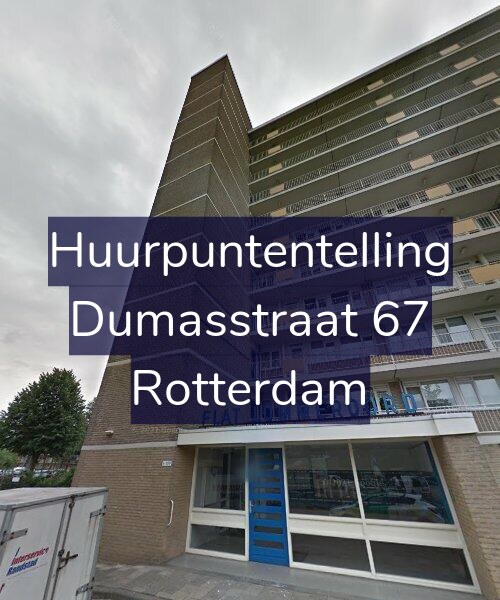 Foto gevel Huurpuntentelling voor Dumasstraat 67, Rotterdam