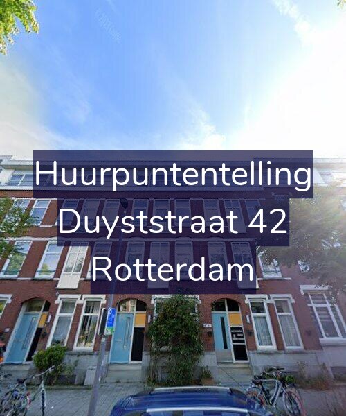 Foto gevel Huurpuntentelling voor Duyststraat 42, Rotterdam