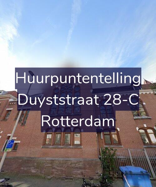 Foto gevel Huurpuntentelling voor Duyststraat 28-C, Rotterdam