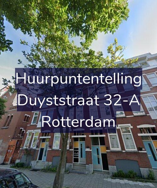 Foto gevel Huurpuntentelling voor Duyststraat 32-A, Rotterdam
