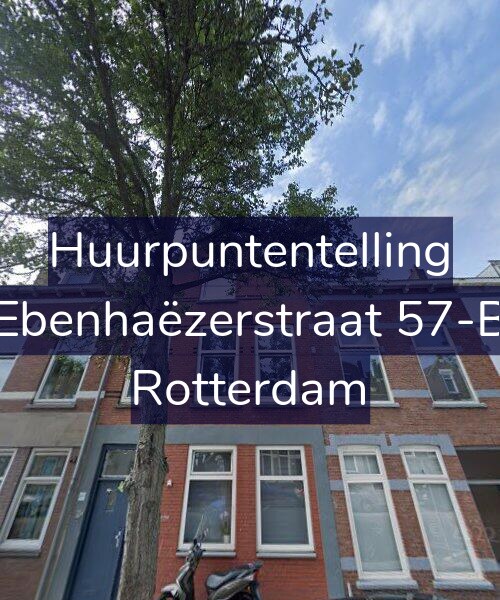 Foto gevel Huurpuntentelling voor Ebenhaëzerstraat 57-B, Rotterdam