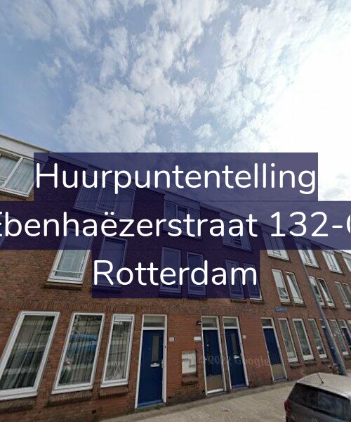 Foto gevel Huurpuntentelling voor Ebenhaëzerstraat 132-C, Rotterdam