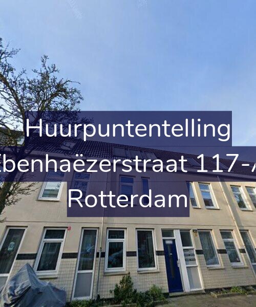 Foto gevel Huurpuntentelling voor Ebenhaëzerstraat 117-A, Rotterdam