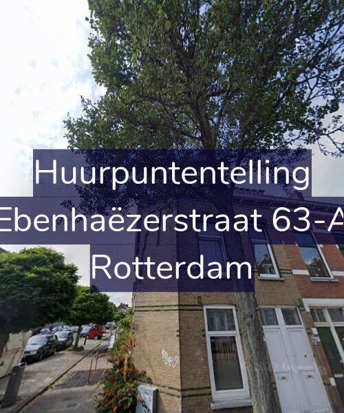 Foto gevel Huurpuntentelling voor Ebenhaëzerstraat 63-A, Rotterdam