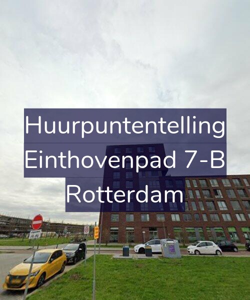 Foto gevel Huurpuntentelling voor Einthovenpad 7-B, Rotterdam