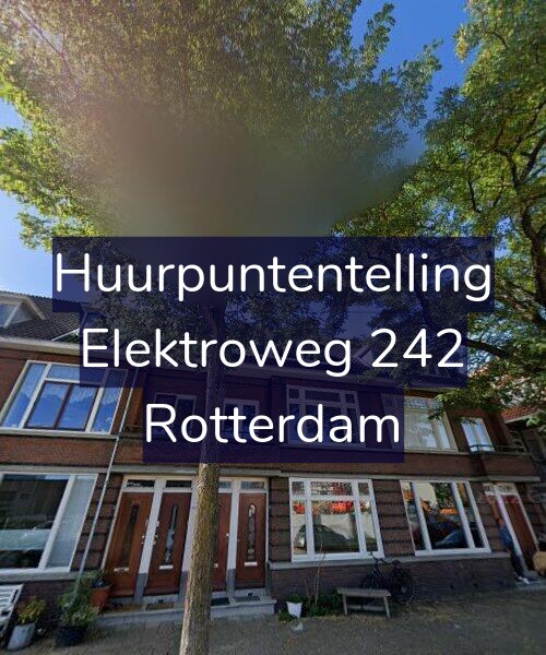 Foto gevel Huurpuntentelling voor Elektroweg 242, Rotterdam