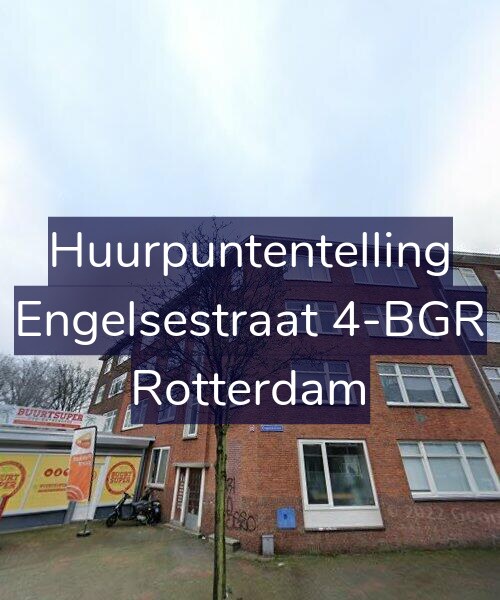 Foto gevel Huurpuntentelling voor Engelsestraat 4-BGR, Rotterdam