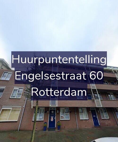 Foto gevel Huurpuntentelling voor Engelsestraat 60, Rotterdam