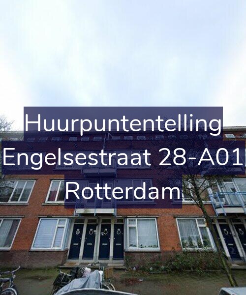 Foto gevel Huurpuntentelling voor Engelsestraat 28-A01, Rotterdam