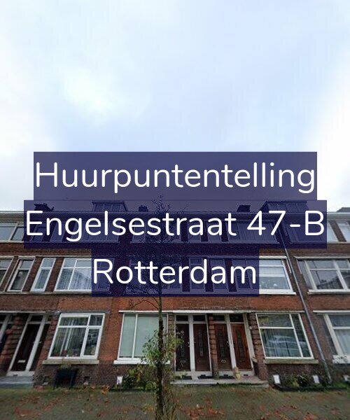 Foto gevel Huurpuntentelling voor Engelsestraat 47-B, Rotterdam