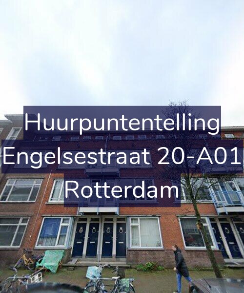 Foto gevel Huurpuntentelling voor Engelsestraat 20-A01, Rotterdam