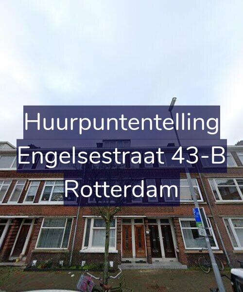 Foto gevel Huurpuntentelling voor Engelsestraat 43-B, Rotterdam