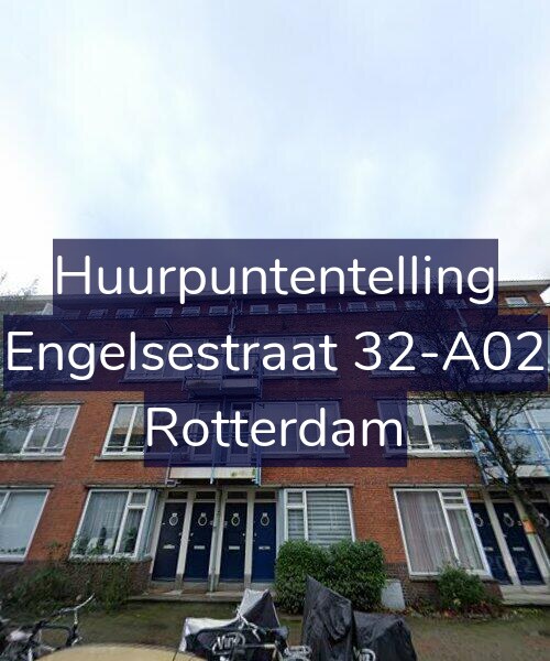 Foto gevel Huurpuntentelling voor Engelsestraat 32-A02, Rotterdam