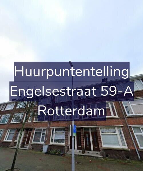 Foto gevel Huurpuntentelling voor Engelsestraat 59-A, Rotterdam