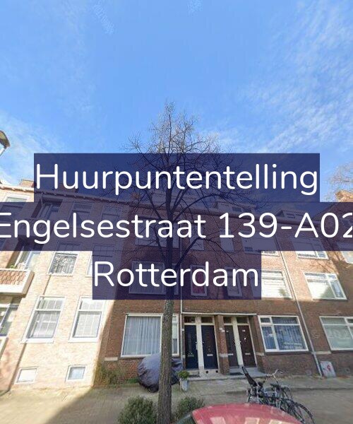 Foto gevel Huurpuntentelling voor Engelsestraat 139-A02, Rotterdam