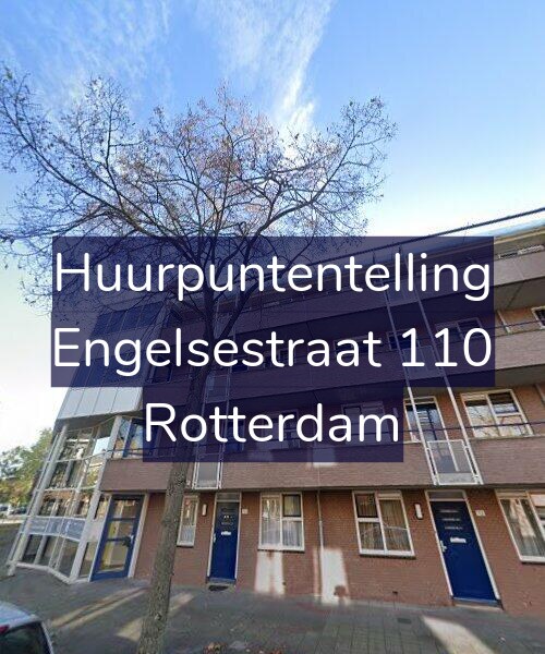 Foto gevel Huurpuntentelling voor Engelsestraat 110, Rotterdam