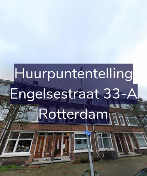 Foto gevel Huurpuntentelling voor Engelsestraat 33-A, Rotterdam